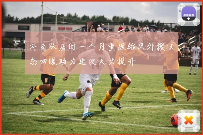 河南队历时一个月重振雄风外援状态回暖助力进攻火力提升